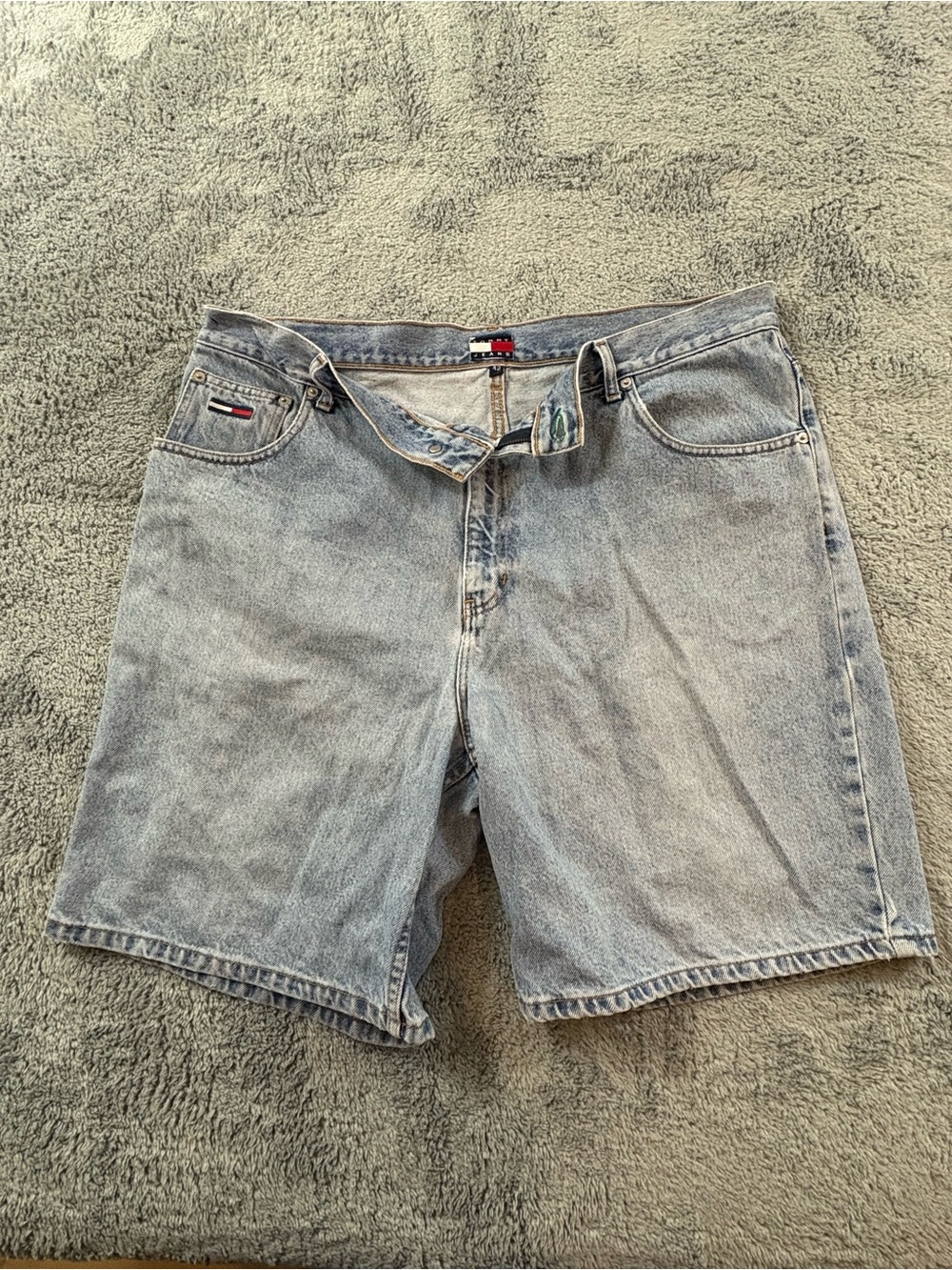 Tommy Hilfiger Light Blue Denim Jean Shorts